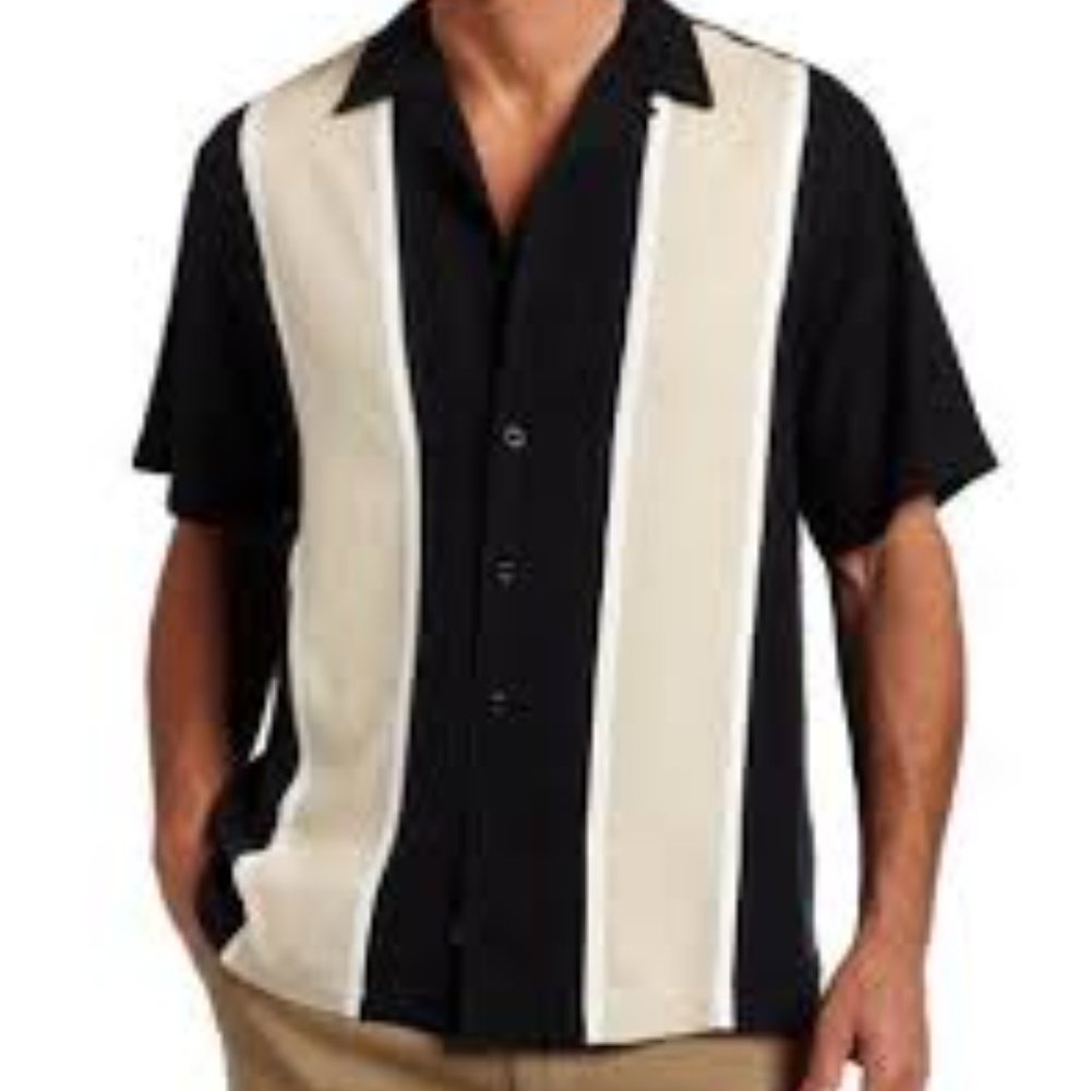 Dress Havanera Black Men Shirt M
